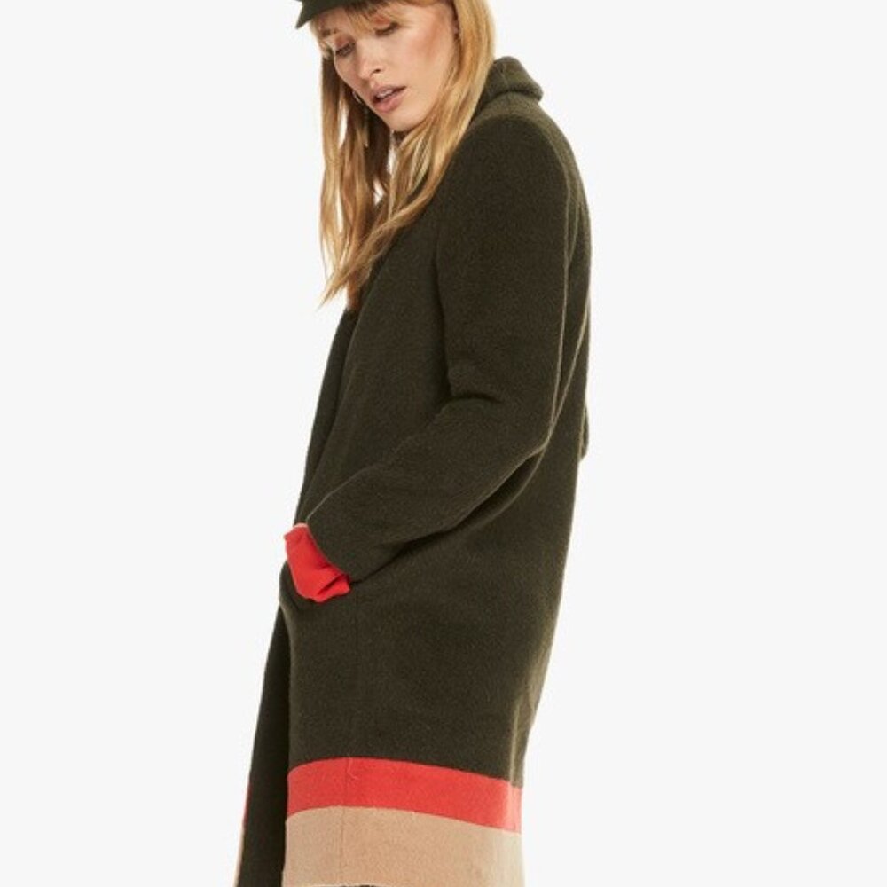 Scotch & Soda Wool Blend Color Color Blocked Coat… - image 3